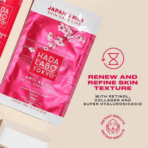 Veido Kaukė Anti-Aging Facial Sheet Mask 20ml Veido Kaukė Anti-Aging Facial Sheet Mask 20ml